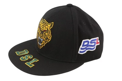 Gorra Diesel C-Vintery para hombre OS negra Snapback mezcla de lana bordada oscura Foto 1 de 4