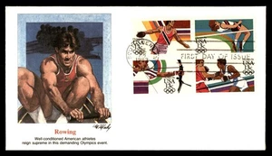 Mayfairstamps US FDC 1983 Olympic Sports Combo Rowing First Day Cover aau_19079 - Picture 1 of 2