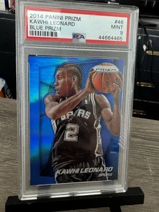 Kawhi Leonard 2014 Panini Prizm Blue Refractor/99 PSA 9 Spurs - Imagen 1 de 3