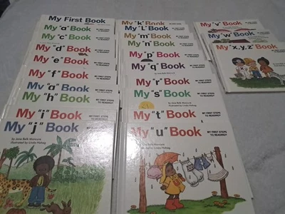 A-Z My First Steps To Reading Book Lot-Only Missing B And O Jane Moncure (1984) - Image 1 of 4