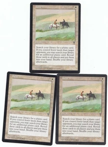 MTG Tithe x3 English Set Vintage Played Condition Rare White Cards JAPAN - Picture 1 of 2