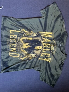 Bob Marley Legend Rebel Music Zion Rootswear camicia grande tie-dye - Foto 1 di 13