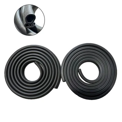 Pair Door Seal Rubber Weatherstrip For Dodge D100 D250 300 Pickup Truck - Image 1 of 4
