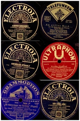 6x RICHARD WAGNER große Stimmen singen aus seinen Werken  Schellackplatte GS197 - Bild 1 von 4