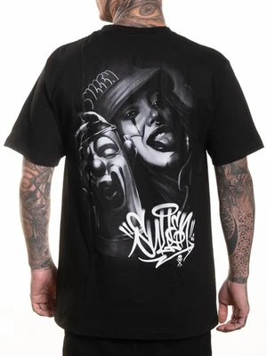 Sullen Men's Up to Something Short Sleeve Standard T-shirt Tattoo Gangster Tee - Image 1 of 4