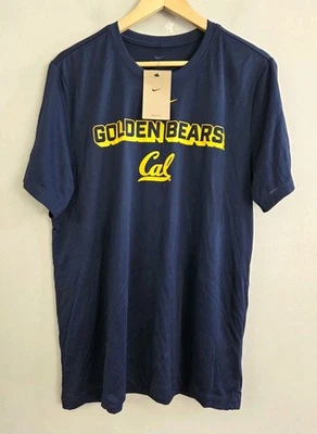 UC Berkeley Cal Golden Bears Navy Blue Nike Performance Shirt Men's Large - Image 1 of 4