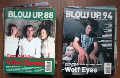 BLOW UP lotto stock blocco 26 riviste di musica vintage primi anni 2000 - Immagine 1 di 3