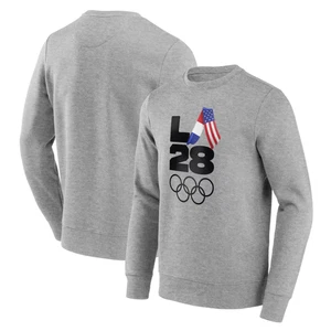 LA28 x Paris Sweatshirt Herren Flaggen Übergabe Olympia Sweatshirt - Neu - Bild 1 von 3