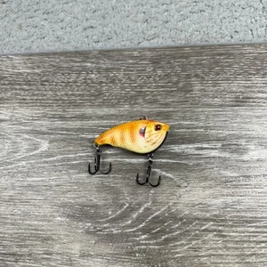 Sébile 2.25" Vibe Machine Lipless Crankbait Fishing Lure Orange Yellow Fish Bait - Picture 1 of 5