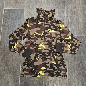 Ralph Lauren unisex activewear thermal long-sleeved brown camo shirt size M - Picture 1 of 13