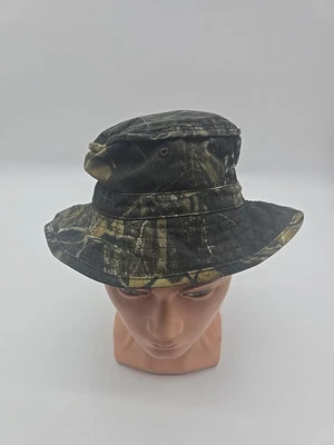 Sombrero de cubo pelirrojo juvenil talla 4-7 camuflaje exterior camping gorra Foto 1 de 4