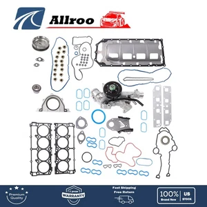 Full Gasket Set Timing Chain Kit Water Pump&Gasket For Dodge Ram 2500 5.7 03-08 - Picture 1 of 12