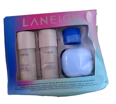 Laneige Strong Barrier Minis Gift Set 4 Pc. - Toner & Moisturizer, Sleep Mask - Image 1 of 3