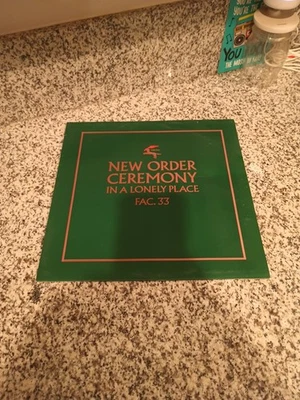 New Order – Ceremony - Rare 1981 UK 1st Pressing Vinyl 12" Single (Joy Division) - Image 1 of 3