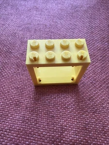 LEGO 4132 WINDOW 2X4X3 Solid Studs Yellow 60598 - 1 Piece - Picture 1 of 7