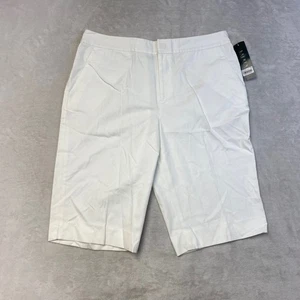 Pantalones cortos de golf Lauren Ralph Lauren blancos para mujer talla 12 nuevos con etiquetas - Imagen 1 de 9