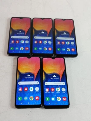 Lot of 5 Samsung Galaxy A10e SM-A102U 32 GB Android 9 Boost Only (Wi-Fi + 4G) - Image 1 of 4