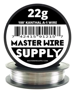 Kanthal A1-100' - 22 Gauge Wire - 100ft - 0.65mm - 0.025in - Made in USA - - Picture 1 of 2