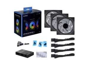 NOWY wentylator obudowy Lian Li SL-Infinity 120mm - czarny (3-pak) - Zdjęcie 1 z 1