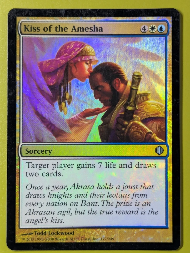 FOIL Kiss of the Amesha x1 Eventide 1x Magic the Gathering MTG - Image 1 of 1