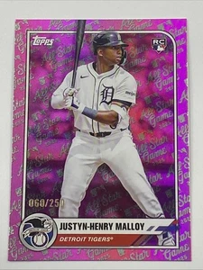 Justyn-Henry Malloy 2025 Topps All Star Game #82 Rookie Pink Foil /250 (RC) - Picture 1 of 6