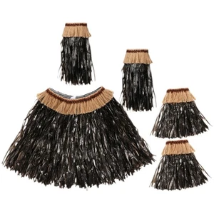Traje Falda Hierba Traje Hawaiano para Niñas Accesorio de Banquete Luau Fiesta - Imagen 1 de 12