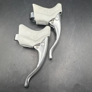 Juego de palancas de freno Campagnolo C-Record blanco Aero 1ª primera generación NOS - Imagen 1 de 16