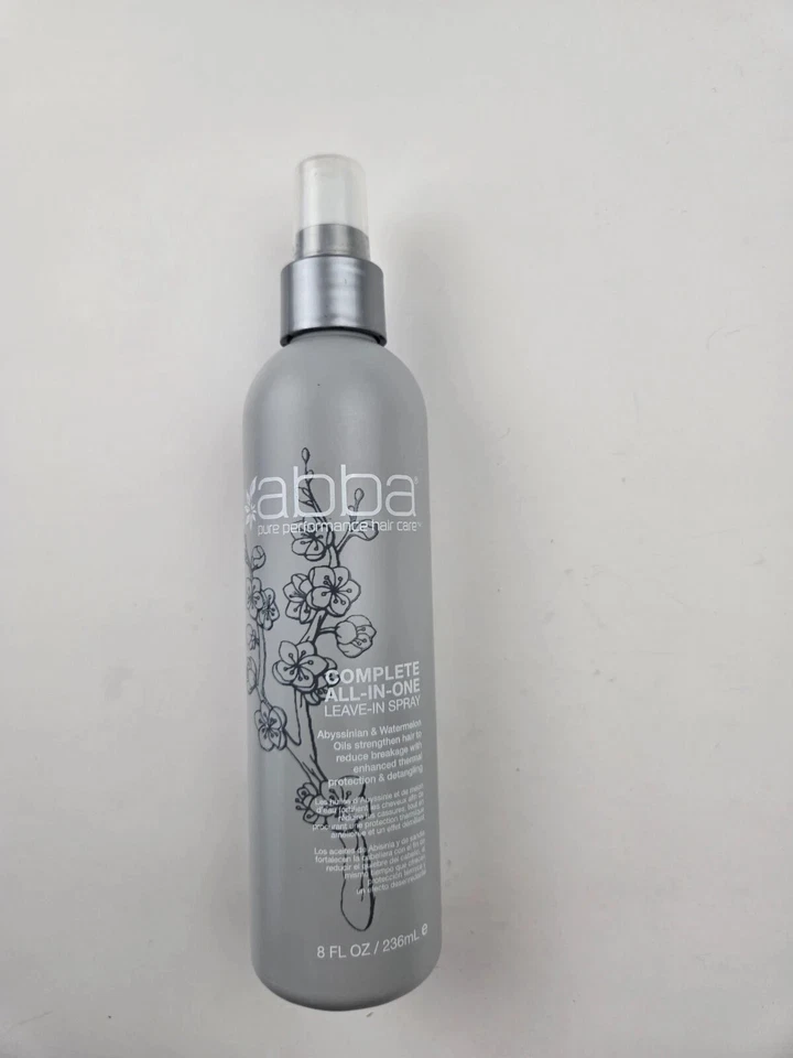 ABBA Complete All-In-One Leave-In Spray 8 oz. Sem parabeno e sem glúten - Vegano - Imagem 1 de 1