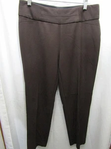 PANTALONES MUJER INVESTMENTS PETITES MARRÓN TALLA 6PS ENTREPIERNA 27" CINTURA PLANA 16" - Imagen 1 de 3