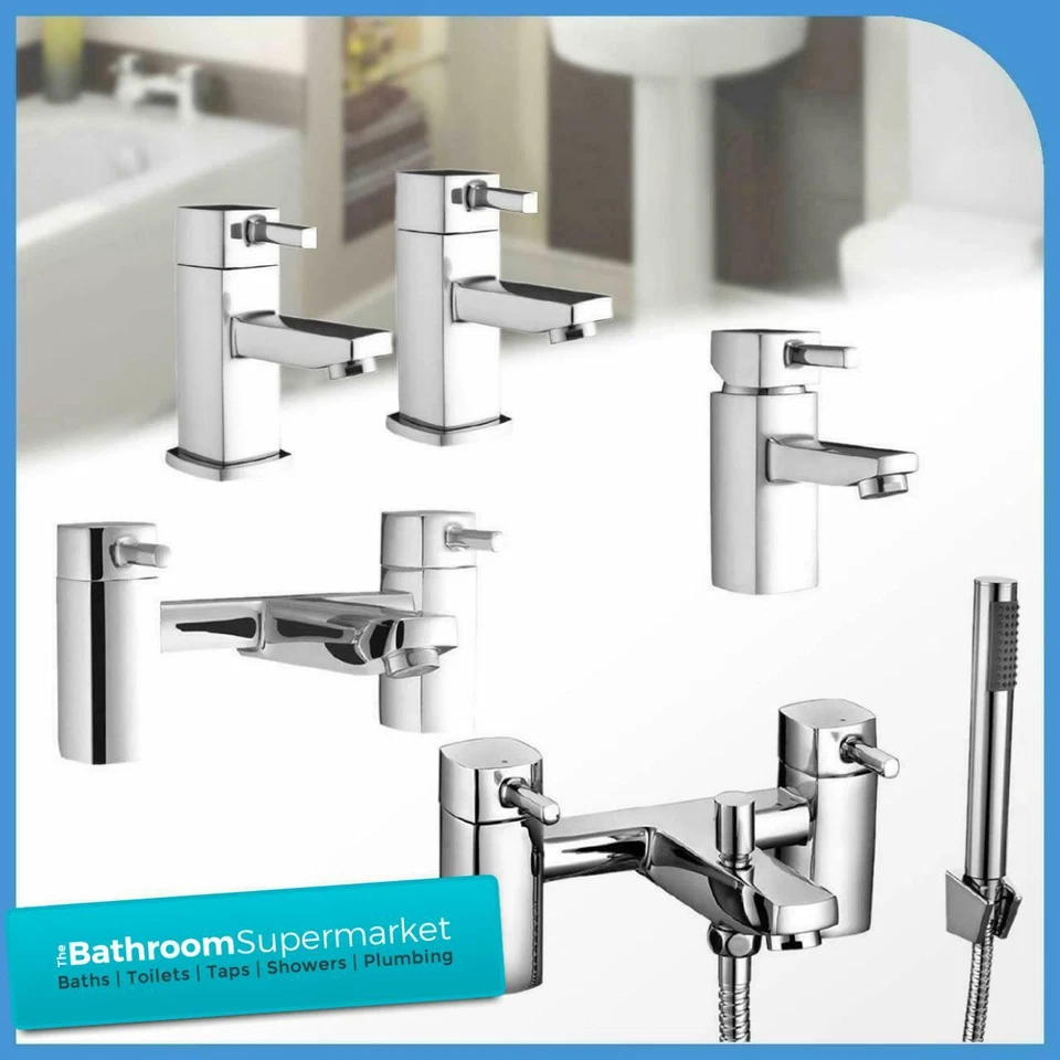 Modern Forme Chrome Bathroom Taps Sink Basin Mixer Bath Filler Shower Tap