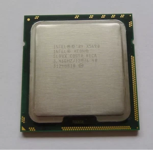 Intel Xeon X5690 SLBVX 3.46GHz 6 Core 6.4GT/s 12MB 1333GHz LGA1366 CPU processor - Picture 1 of 1