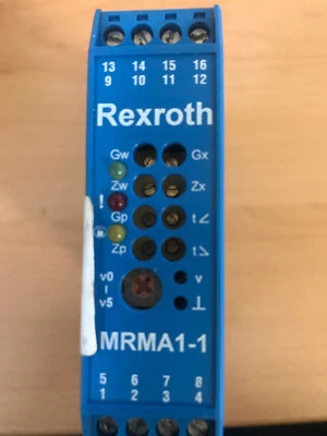 Rexroth MRMA1-1 Ventilverstärker Verstärkermodul ZOP ZUSTAND - Bild 1 von 3