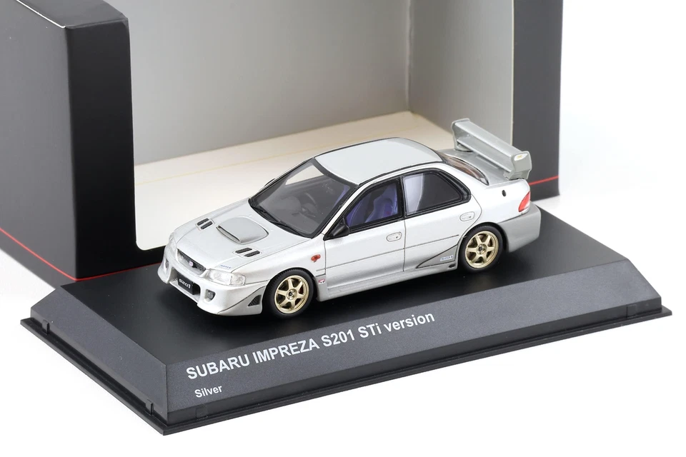 1:43 Kyosho Subaru Impreza S201 Sti Versione Argento KSR43117S - Immagine 1 di 3