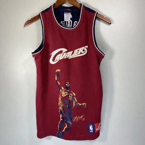 Vintage LeBron James Cleveland Cavaliers Sewn Jersey Majestic Youth 14-16 - Picture 1 of 12