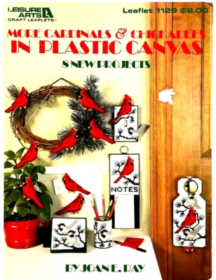 Folleto artesanal de costura 1987 artes de ocio lona plástica cardenales y garbanzos Foto 1 de 4