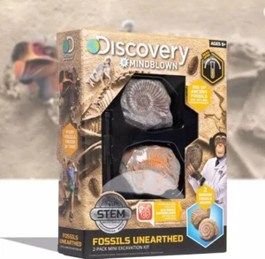 -Discovery- Mindblown 2pc Toy Excavation Kit Mini Fossil - Bild 1 von 2