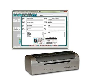 Duplex Medical Insurance Card and ID Card Scanner (w/Scan-ID LITE, for Windows) - Picture 1 of 4
