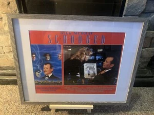 Rare, Original 1988 Bill Murray Scrooged Cinema, Movie Theatre Poster W/ghost Ad - Picture 1 of 8