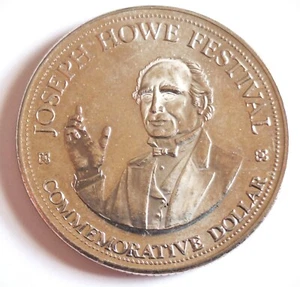1985 Joseph Howe Festival COMMEMORATIVE DOLLAR Halifax - Dartmouth  Nova Scotia - Bild 1 von 2