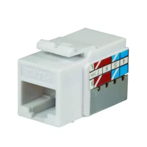 Gewerbe Elektro Kategorie 5e Wagenheber weiß 25 Stück - Bild 1 von 1
