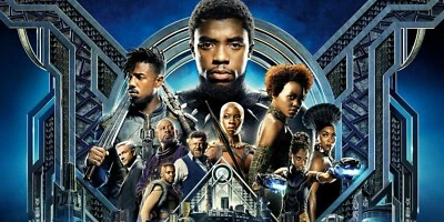 Black Panther Movie Scene 13" x 19" Action Figure Backdrop Photo Poster 02 - Image 1 of 4