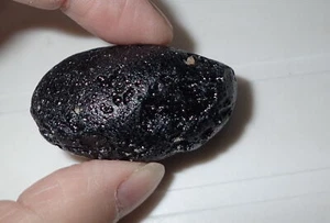 Black Indochinite Tektite Stone 30 gram 42x26x22 mm - Picture 1 of 4