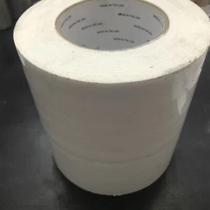Plastic Film Seam and Repair Tape - White 6”x108’ Made In USA - Picture 1 of 3