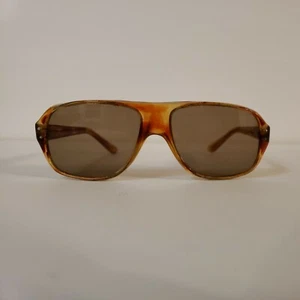 Gafas de sol Pierre Cardin años 60 redondeadas cuadradas de gran tamaño rubias tortuga - Imagen 1 de 12