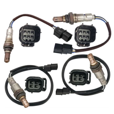 Sensor de oxígeno O2 aguas arriba + aguas abajo 4 piezas para Honda Accord 2011 2012 3,5 L V6 EE. UU. Foto 1 de 4