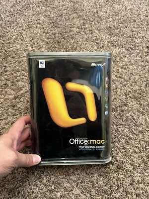 Microsoft Office: Mac 2004 Professional Edition Rare UPGRADE W/ Product Key - Image 1 of 4