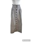 Bugel Boy Classics Womens Skirt Vtg Size M Houndtooth Button Front Paper Bag 