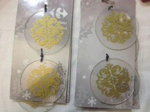 Pendenti Tondi Trasparenti 2 kit da 6 Pendenti Carrefour - x Albero Natale - Imagen 1 de 1
