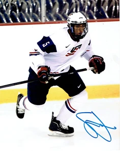 Seth Jones Signed 8x10 Photo Team USA Florida Panthers Blackhawks AUTOGRAPH - Picture 1 of 1