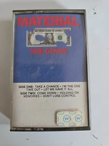 Original Material One Down Cassette Tape Electro Funk Disco Elektra Records RARE - Picture 1 of 5